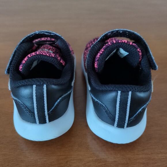 Nike Flex Contact Black / Pink toddler Girls little kids size 6 - Picture 6 of 9